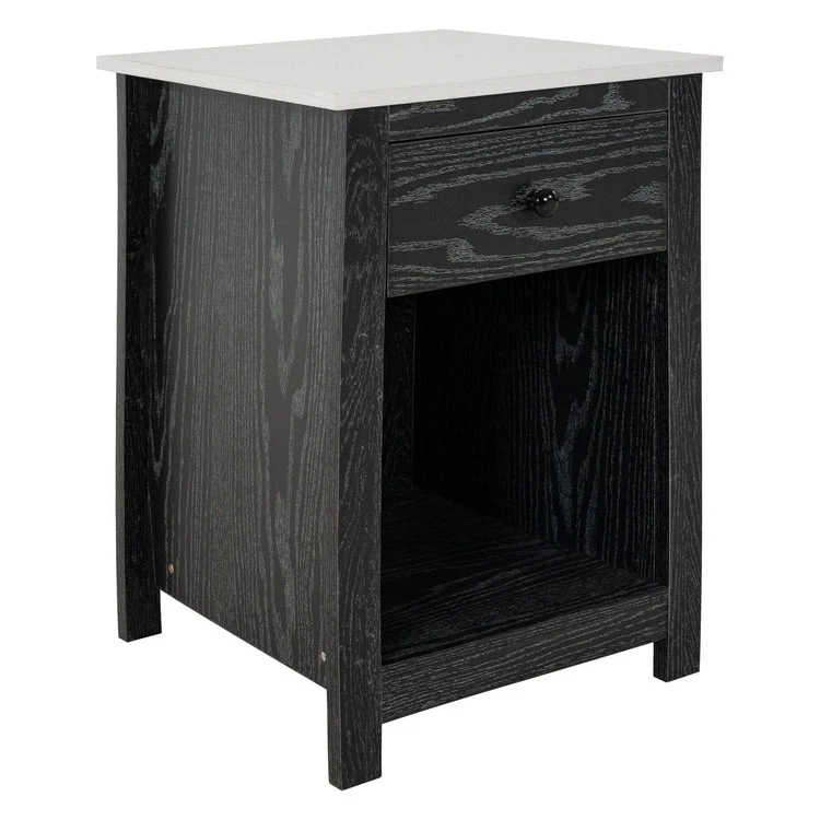 End Table with Drawer and Shelf 2 Tier Side Table Storage Cabinet Side Table with Drawer End Table with Storage
