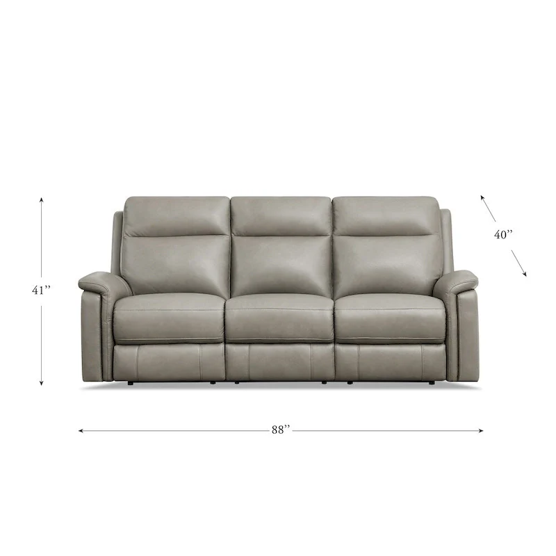 Zero Gravity Power Reclining Leather Sofa