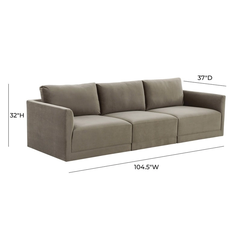 Willow Modular 3 Piece Sofa
