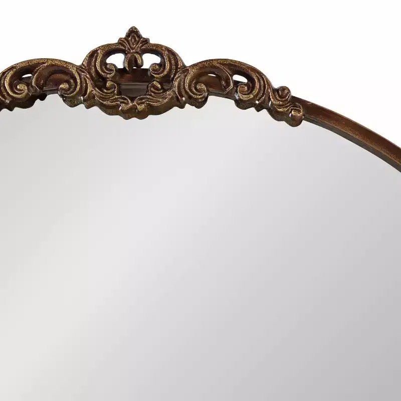 Kate & Laurel All Things Decor 32"x30" Myrcelle Decorative Framed Wall Mirror Bronze