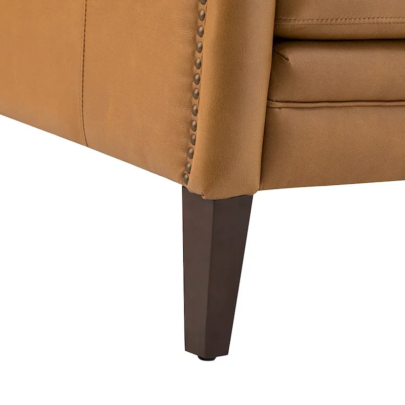 Pascual Comfy Living Room Armchair Set Of 2 with Solid Wood Legs