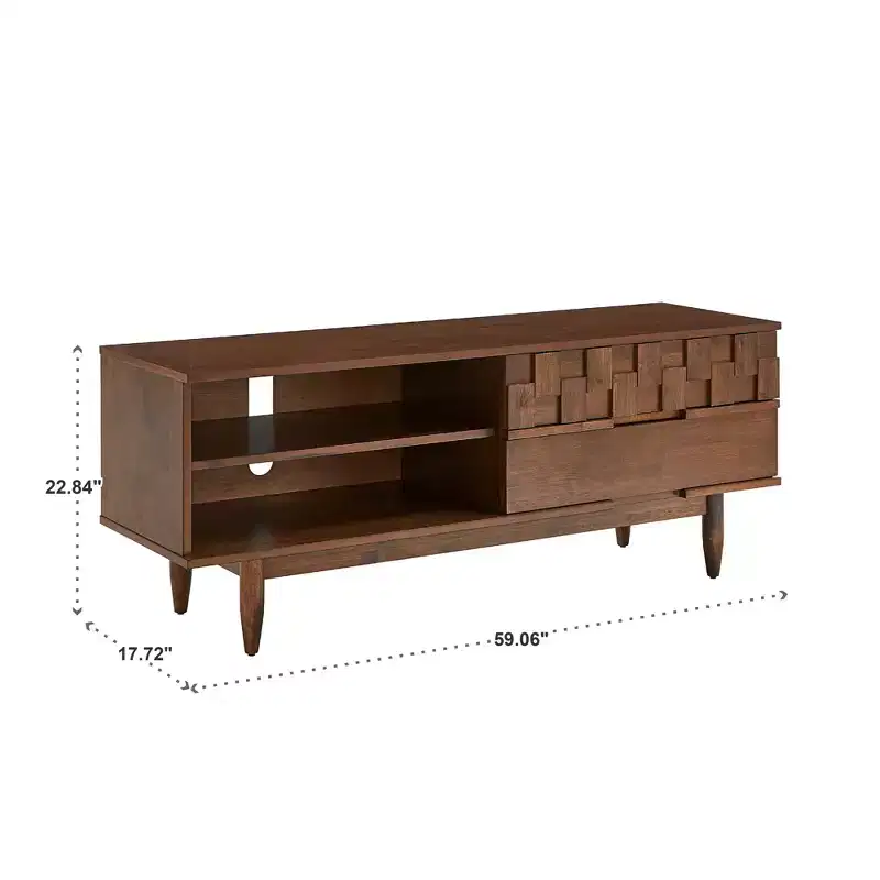 Chasin 59 Wide Tv Stand - Brown - iNSPIRE Q