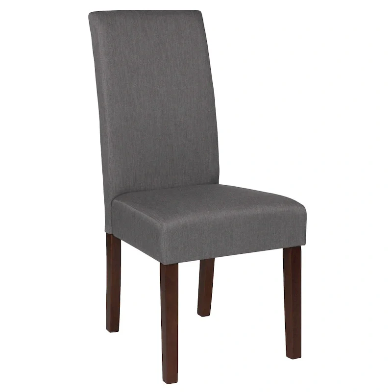 Tufted Parsons Chair with Side Panel Detail