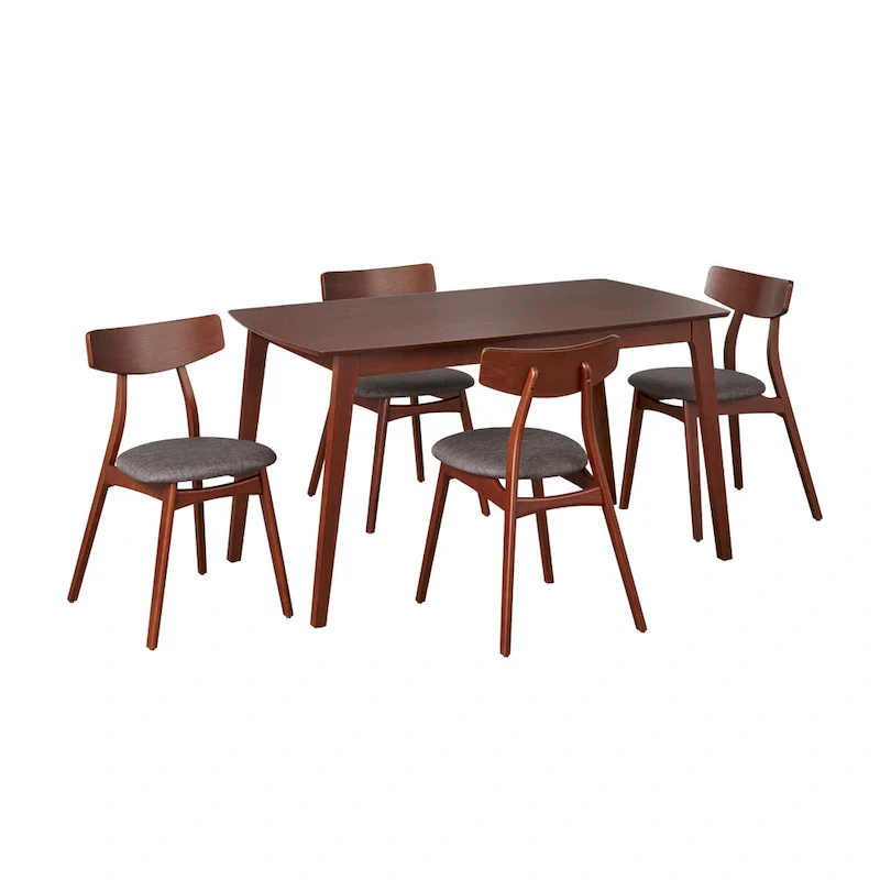 Simple Living Solid Beechwood Cadiz 5-piece Dining Set