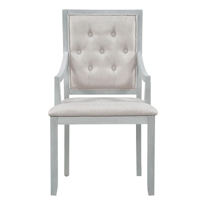 Nestfair Retro 5-piece Dining Set with 4 Chairs and Extendable Table