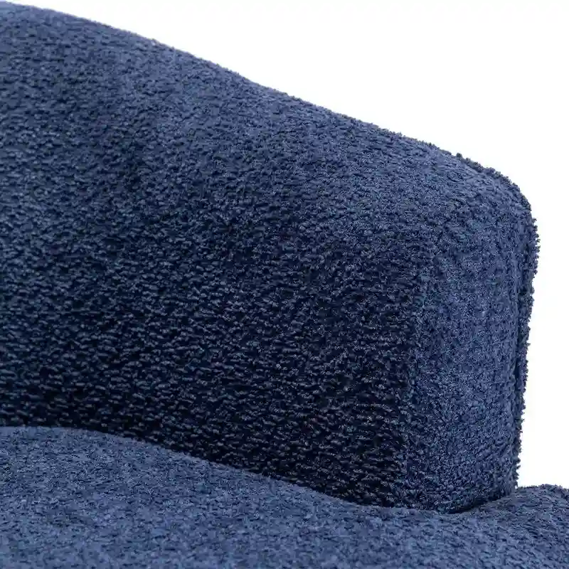 Upholstered Swivel Barrel Armchair - Single Seat