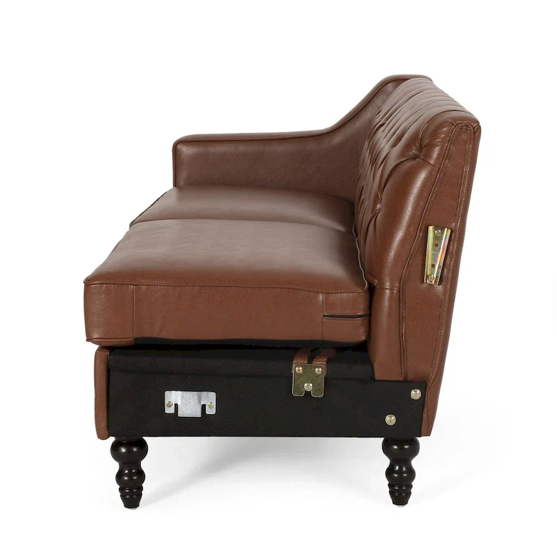 6-Drawer Natural Oak Dresser, 120x48x78 cm, 80 kg Load Capacity, Self-Assembly