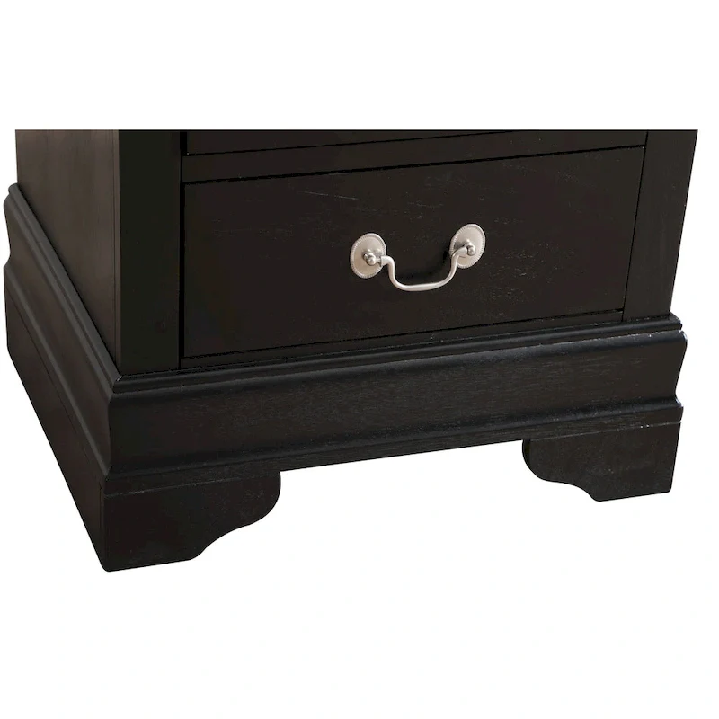 Louis Phillipe Traditional 2-drawer Wood Nightstand