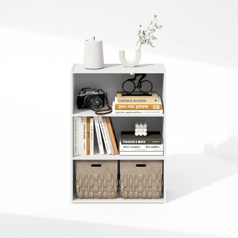Furinno Simple Open Shelf, Bookcases, 3-Tier