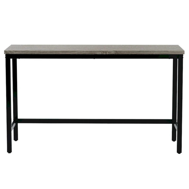 Extra Long Dining Table Set with 3 Stools Pub