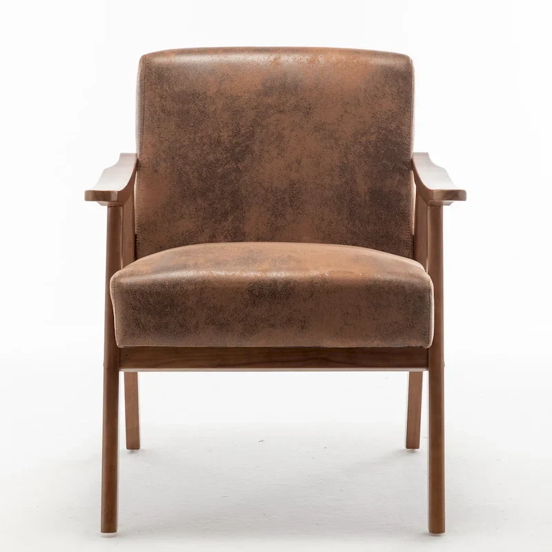 Solid Wood Frame Accent Chair
