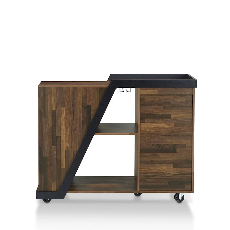 Furniture of America Tern Modern 6-shelf Mobile Wine Cabinet