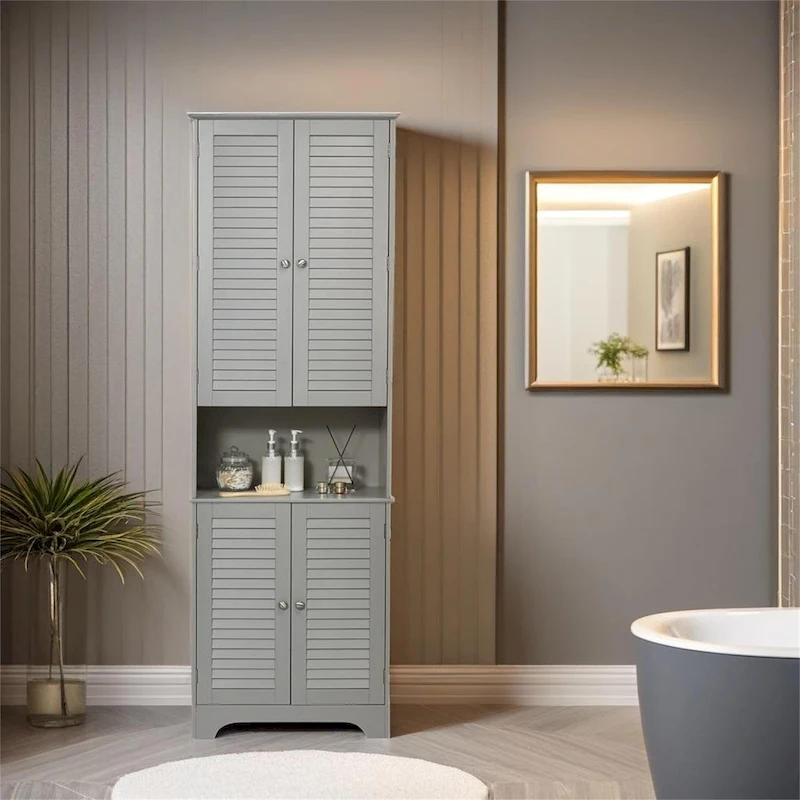 Tall Narrow Bathroom Storage Cabinet