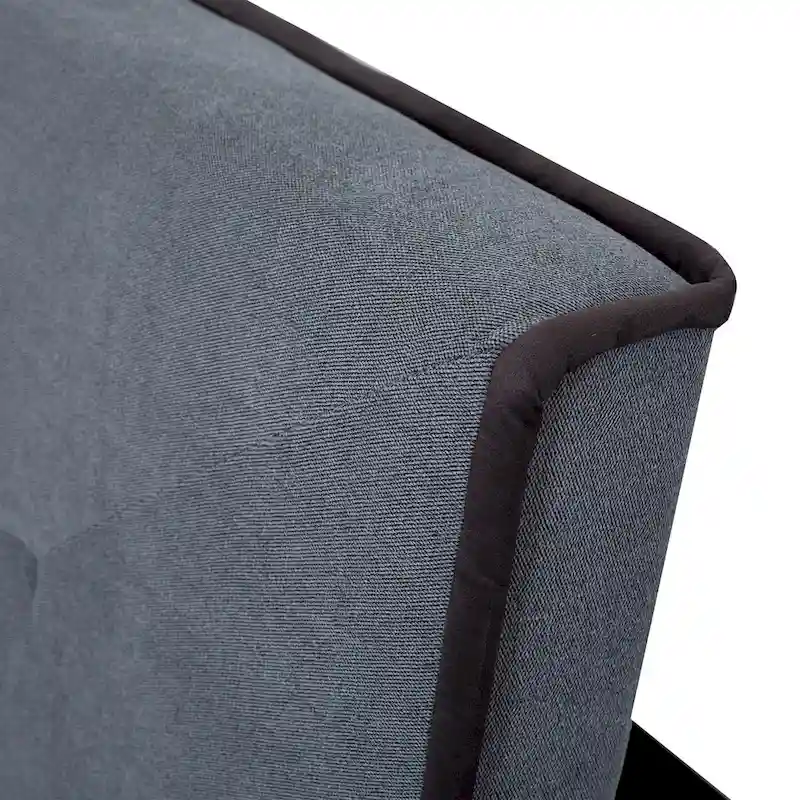 Clihome Biscuit Back Convertible Sofa with Mattress