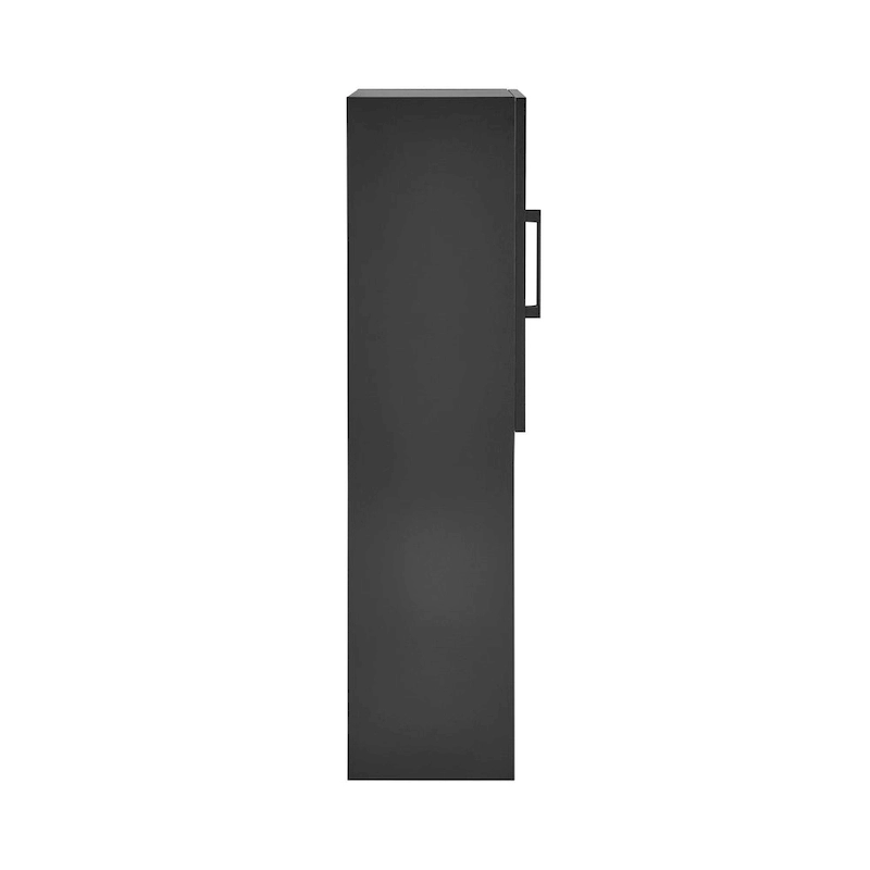 Annecy 15  W x 46  H x 12  D Linen Cabinet in Phantom Black