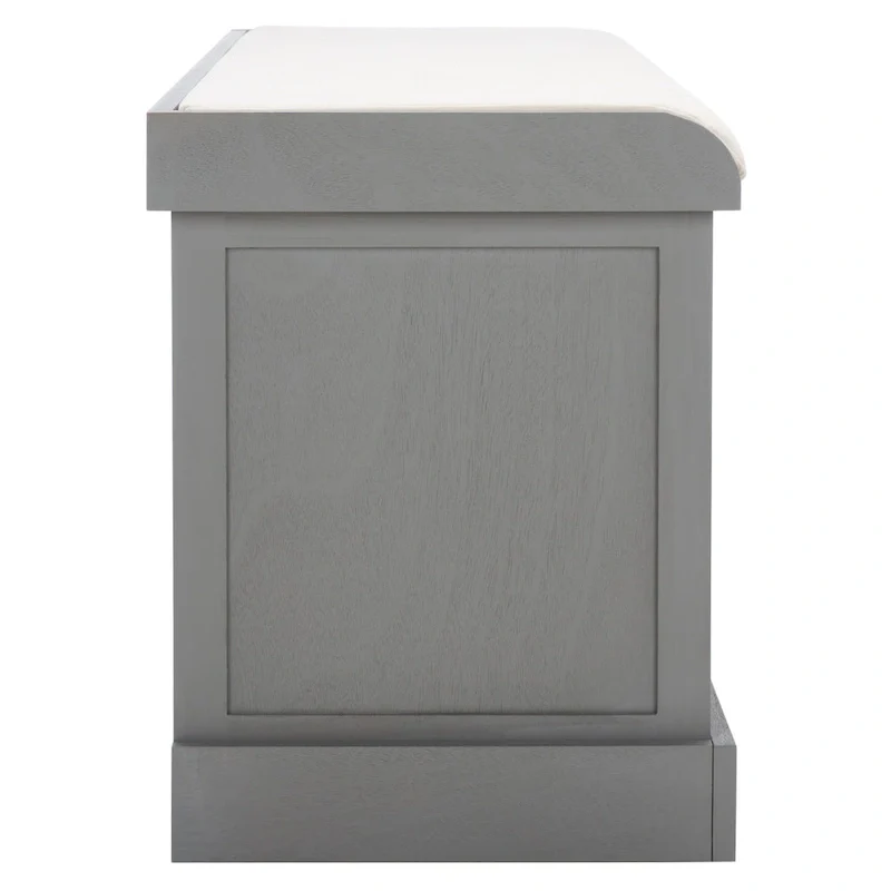 SAFAVIEH Mozella 3-Drawer Cushion Bench - 42 W x 15 D x 20 H - 42Wx15Dx20H