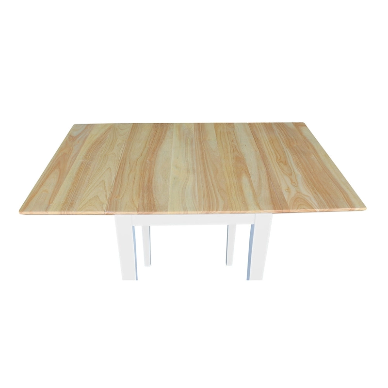 International Concepts Small Drop Leaf Shaker Style Dining Table