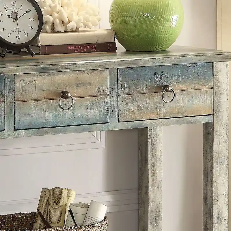 3-Drawer Console Table