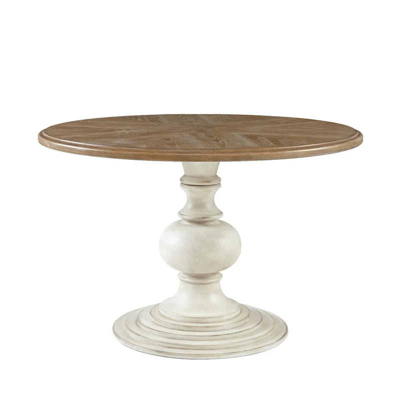 Madison Park Hemlock 46 Round Pedestal Dining Table Dining Table