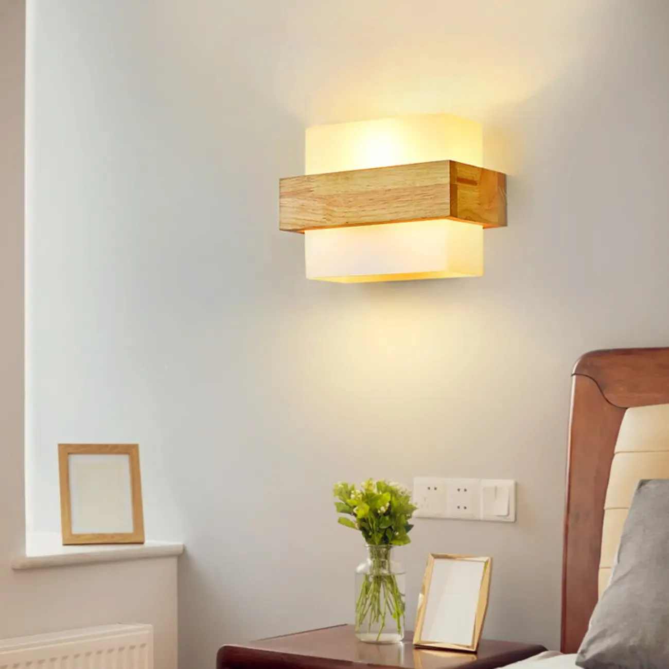 Modern Rectangular LED Wall Sconce  with Up and Down Light