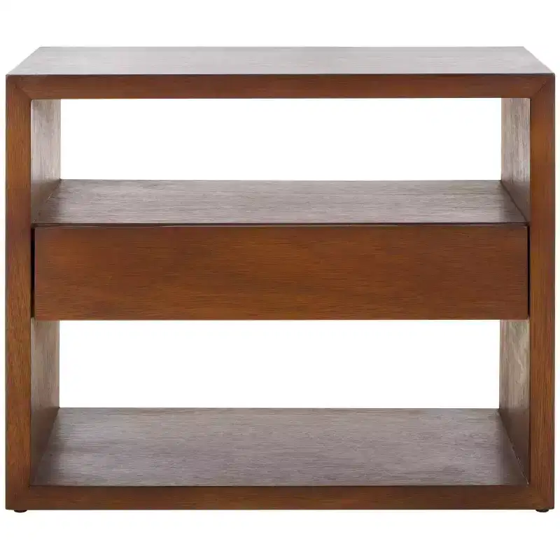 Munson 2 Shelf 1 Drawer Nightstand - NST6603 - Safavieh