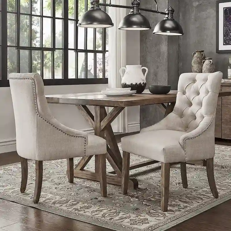 Benchwright Curved Back Hostess Chairs (Set of 2) by iNSPIRE Q Artisan