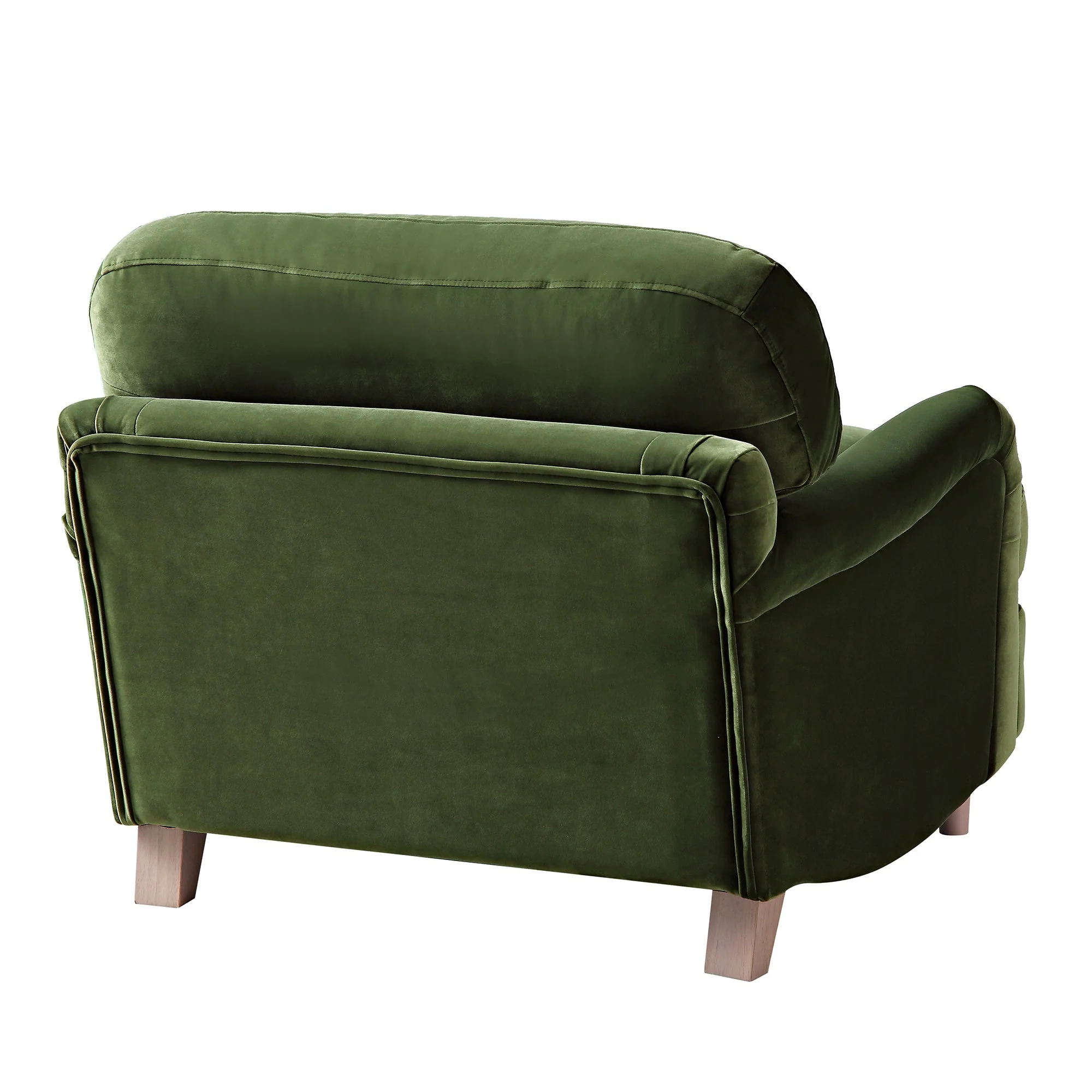 Fern Green Velvet Sofa, 1-Seater