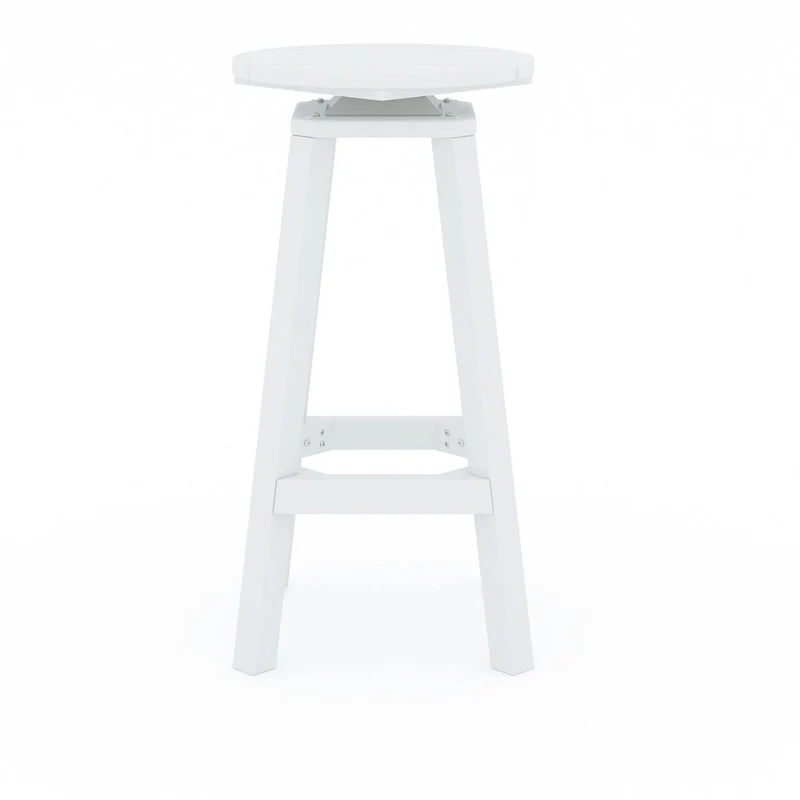 LuXeo Mason Round Swivel Bar Stool (Set of 2) - Set of 2