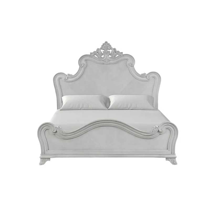 New Classic Furniture Nellison Mist Gray 4-Piece Bedroom Set with Nightstand