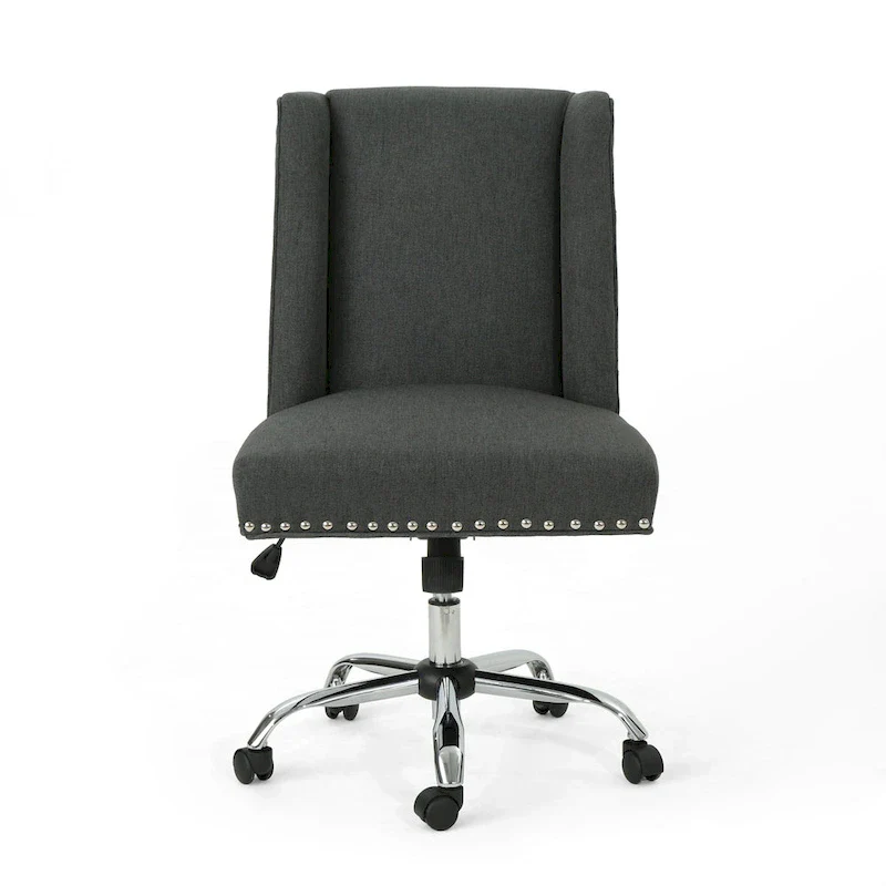 Swivel Office Chair with Chrome Base