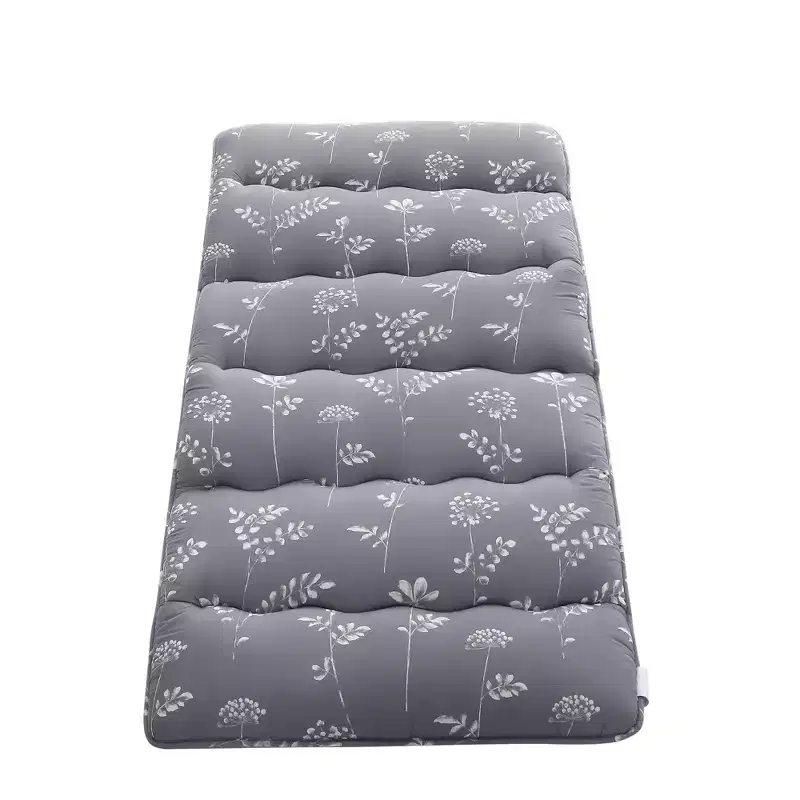 COZONY Twin/Full Japanese Futon Mattress, Floral Printed Floor Sleeping Pad & Roll-Up Camping Mattress