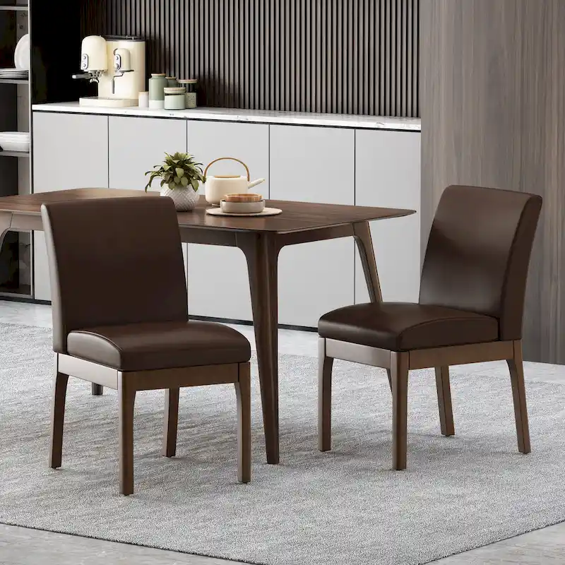 Christopher Knight Home Kwame Upholstered Dining Chairs (Set of 2) - N/A