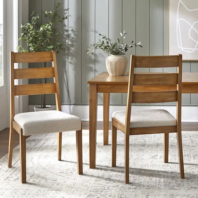 Palmer Solid Wood Dining Chairs - 2 Pack