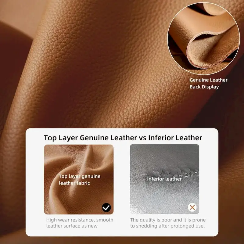 76.77  Modern Leather Recliner Sofa, Power Reclining, Adjustable, Ergonomic Design, Living Room Furniture