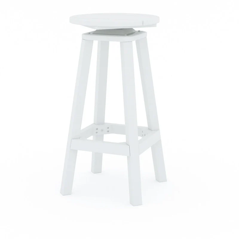 LuXeo Mason Round Swivel Bar Stool (Set of 2) - Set of 2