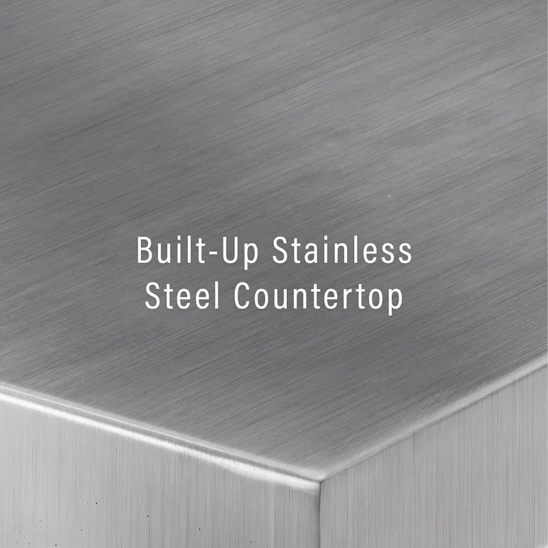 Crosley Silvia Stainless Steel Top Kitchen Island - 28d x 46w x 36.5h