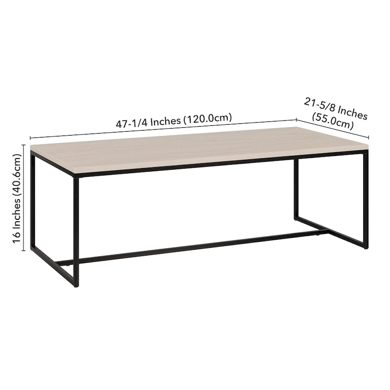 Boone 47 Wide Rectangular Coffee Table