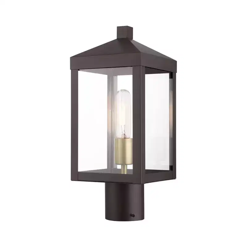 Livex Lighting Nyack 1 - Light Post Light in Bronze