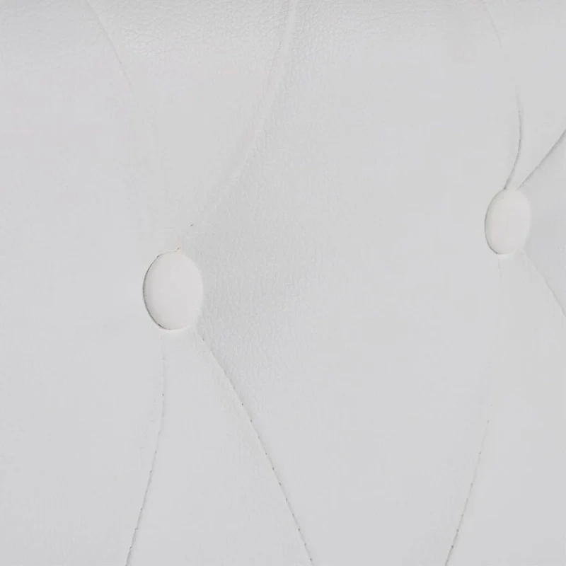 Chesterfield 3-Seater Artificial Leather White