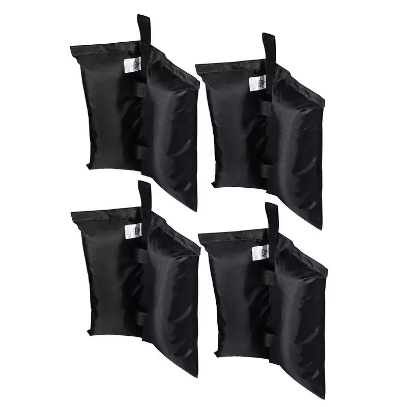 Yescom 4Pcs Weight Sand Bag Oxford for Outdoor Easy Pop Up Canopy Instant Tent Gazebo Shelter Black