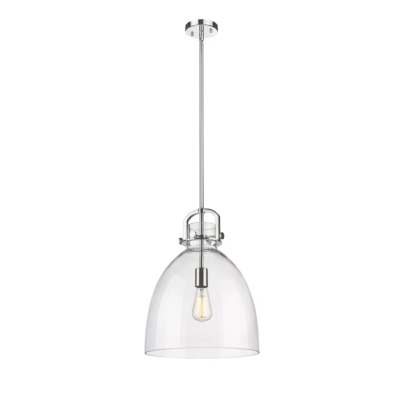 Innovations Lighting Newton Bell - 1 Light 14  Stem Hung Pendant