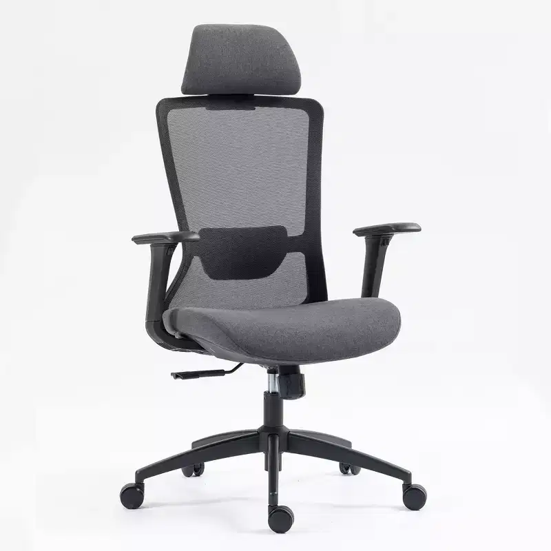 Okak Computer Chair with High Back, Office Chair with Headrest and Wheels, Mesh Desk Chair for Office, Study, Reading Room