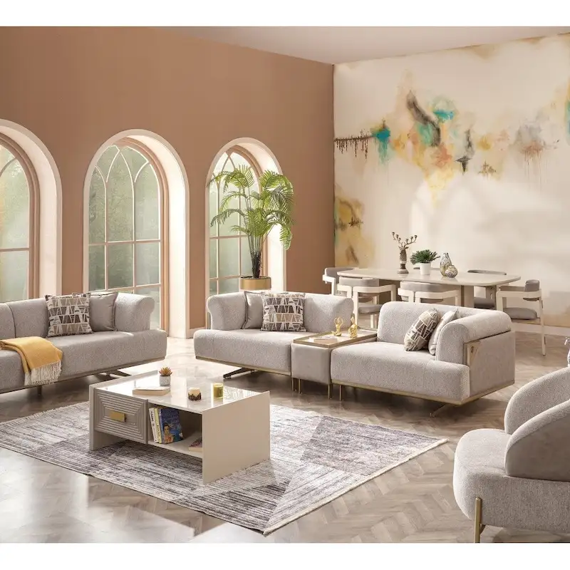 Uruguay 3-piece Living room Set 1 Module Sofa & 2 Chair