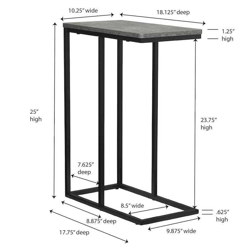 Household Essentials C Side Table