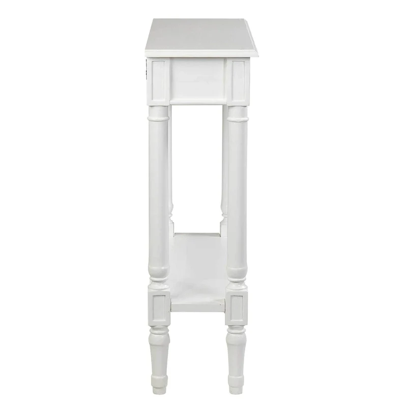 Wood Console Accent Table With Drawer by East at Main