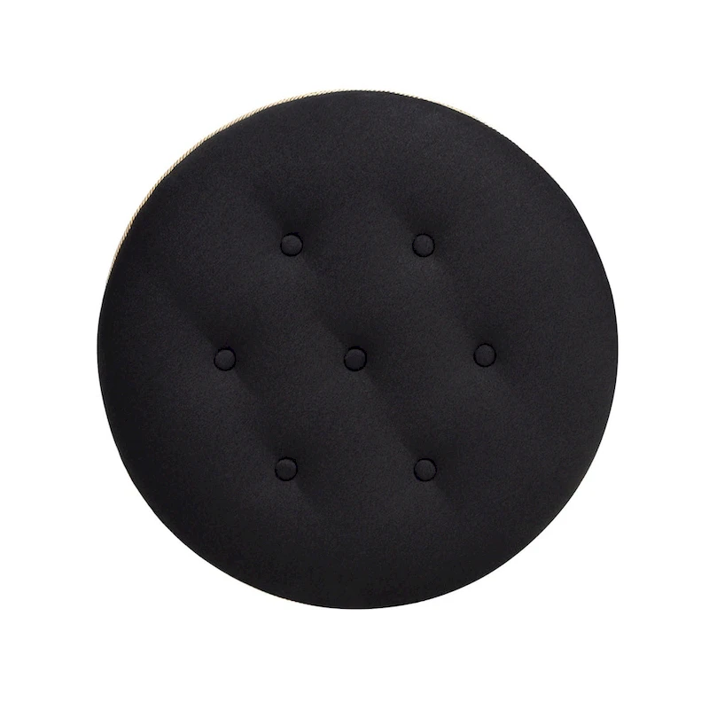 Yolanda 24 Upholstered Round Accent Ottoman