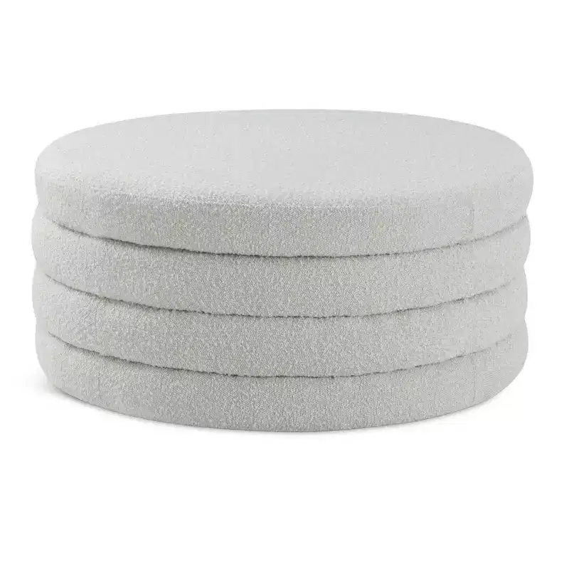 Meridian Furniture,Aphia Boucle Fabric Coffee Table