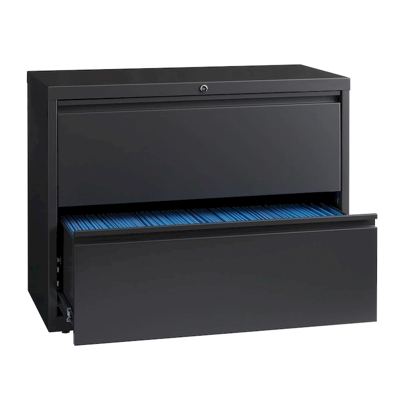 8000 Series 36 Wide 2-Drawer Lateral File Cabinet, Charcoal