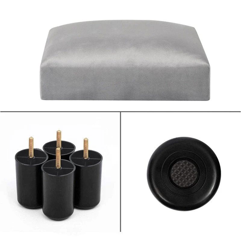 Adeco 15 Small Ottoman Upholstered Foot Rest