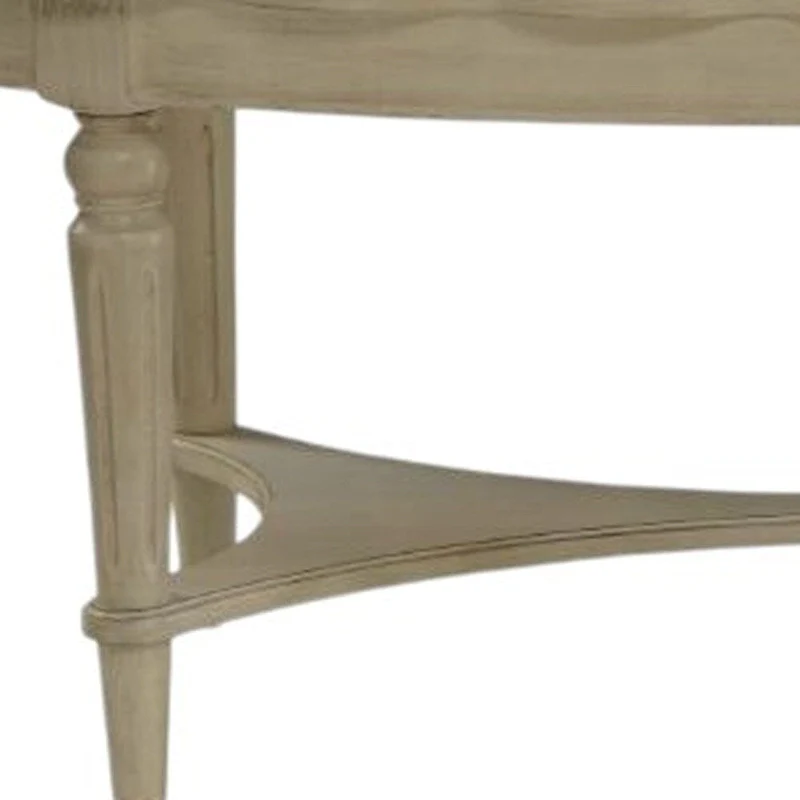 50 X 28 X 19 Antique White Coffee Table
